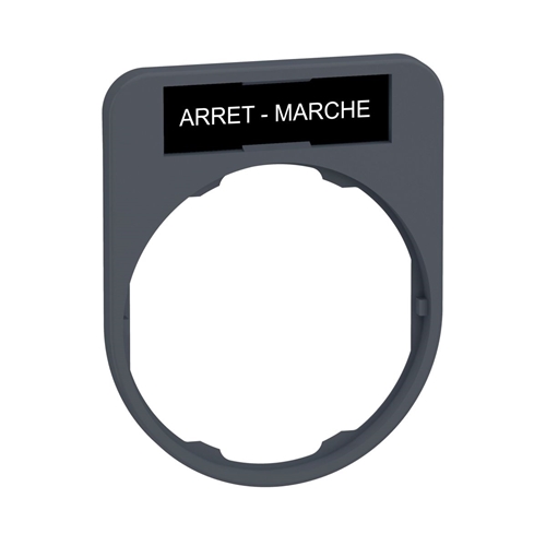 Schneider Electric legend holder with arret-marche