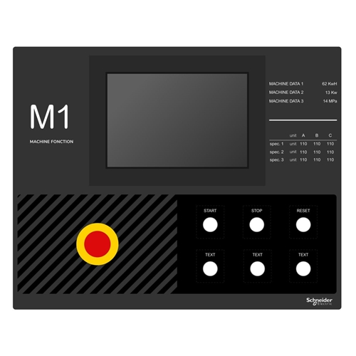 Schneider Electric legend panel 500 x 400 template